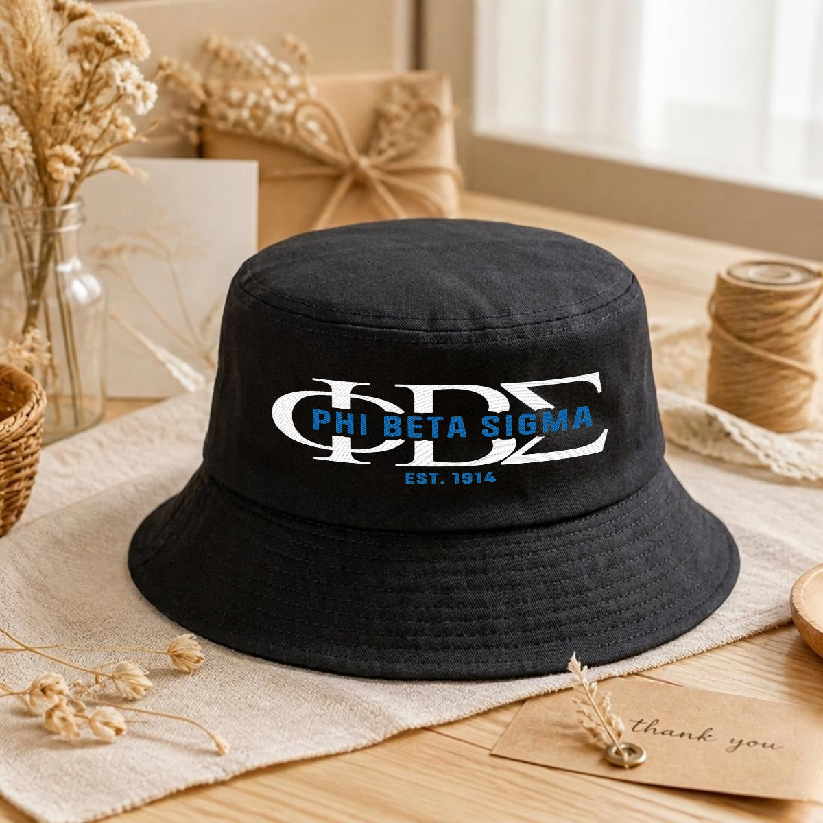 Embroidery Bucket Hat